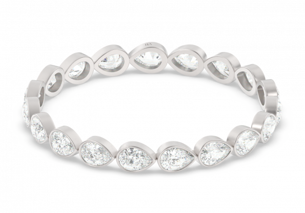 טבעת "נועה" – איטרניטי טיפות בעיצוב פיסולי