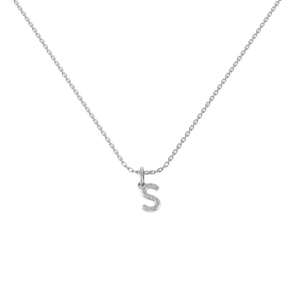 שרשרת S משובצת