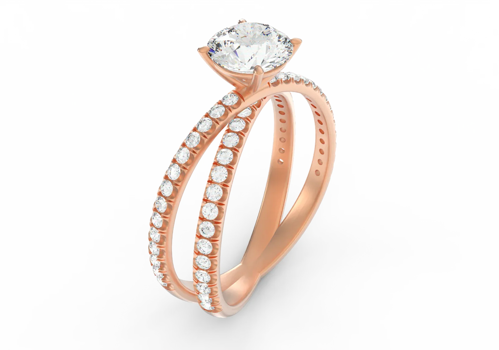 המדריך המלא לבחירת טבעת יהלום רוז גולד מושלמת