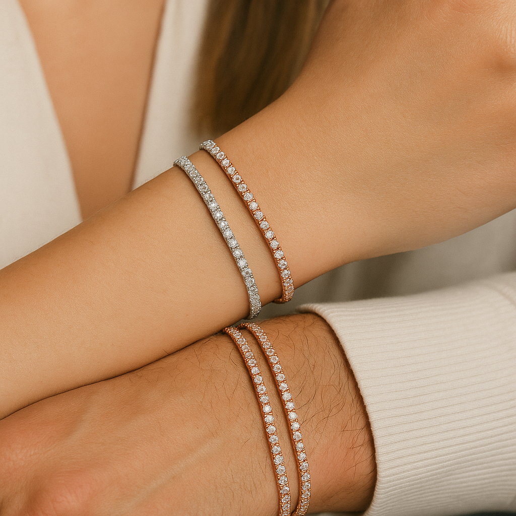 צמיד טניס זהב אדום – המדריך המלא לבחירה מושלמת