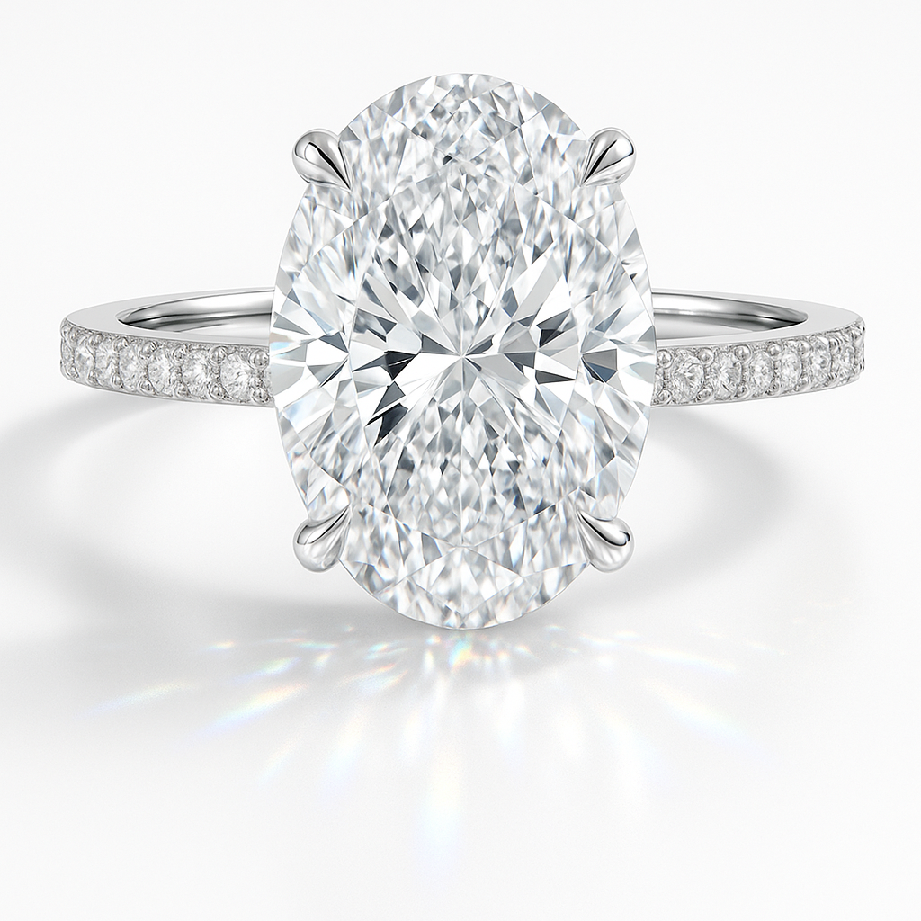 אובל שיבוץ 4.5 קראט