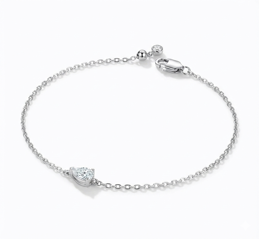 צמיד לב 2 קראט · Single Heart Bracelet