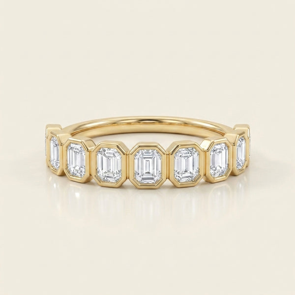 טבעת זרת אמרלד בזל