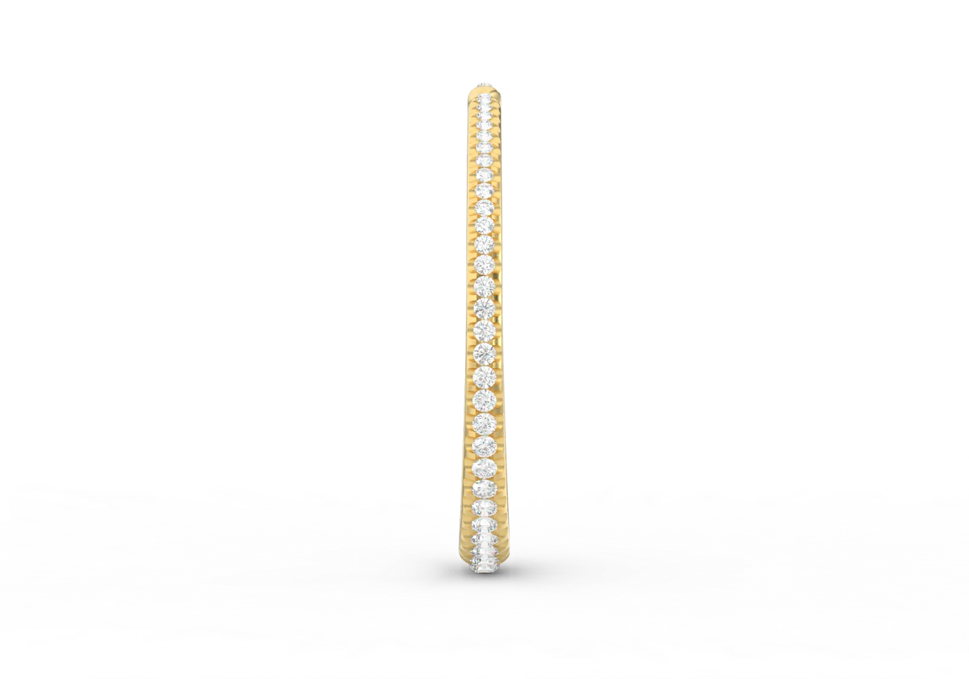 טבעת פתוחה עם שיבוץ פווה