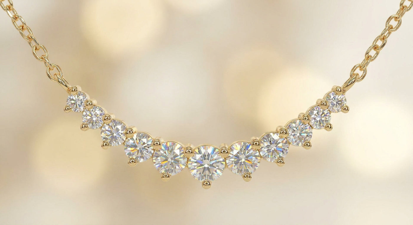 שרשרת Diamonds by the Yard · 13 אבנים גרדדות · 0.55 קראט