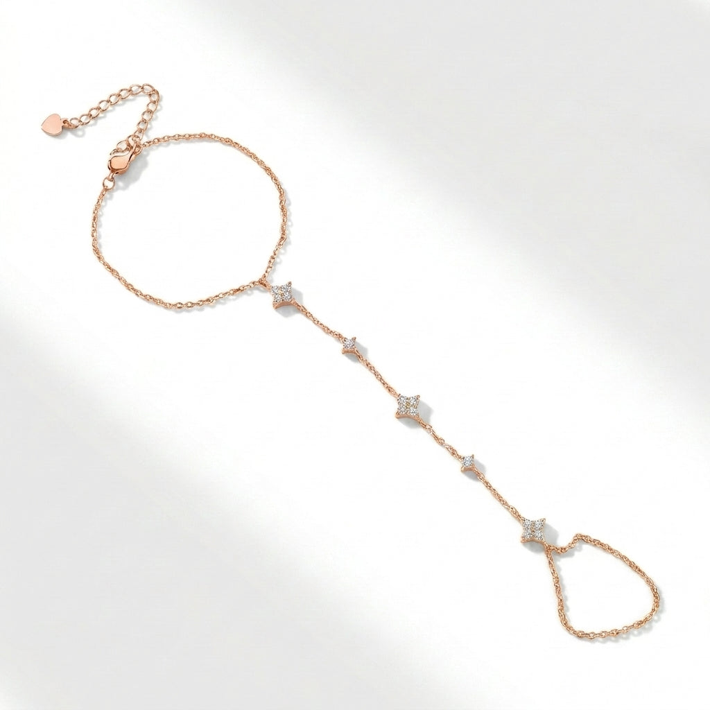 צמיד טבעת כוכבים · Star Hand Chain
