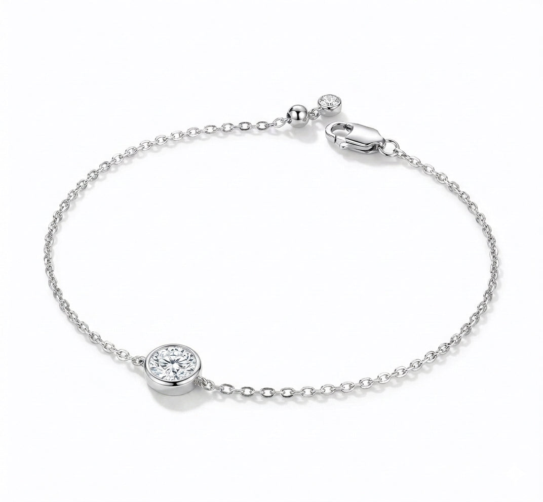 צמיד עגול 2 קראט · Single Round Bracelet
