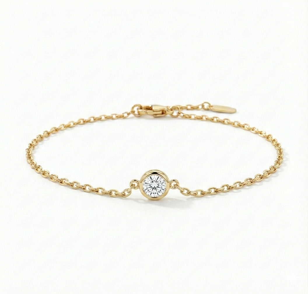 צמיד עגול 2 קראט · Single Round Bracelet