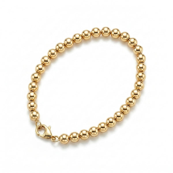 צמיד חרוזים גולד בידס · Beads Bracelet