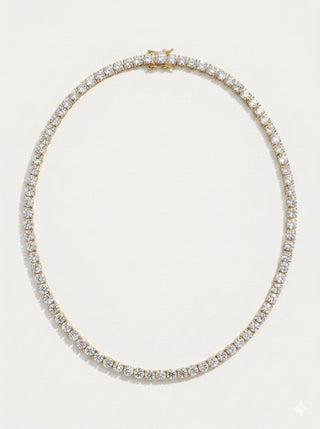 שרשרת טניס לבן · Tennis Necklace