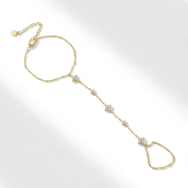 צמיד טבעת כוכבים · Star Hand Chain